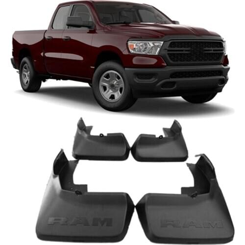 4Pcs Front Rear Mud Flaps Mudguards Fender Splash Guards for 2009-2019 Dodge RAM Car Accessories 82214137