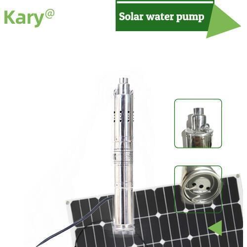 Dc 12v 3000L per hour flow rate lift 30m solar water pump for deep well boring motor solar energy