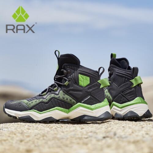 RAX Men Hiking Shoes winter Waterproof Outdoor Sneaker Men Leather Trekking Boots Trail Camping Climbing Hunting Sneakers Women