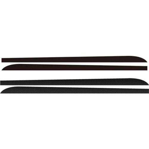 2pcs Car Stickers Side Skirt Sill Stripe Body Decals Auto Styling Accessories for BMW 1 3 4 5 6 Series F30 F35 F31