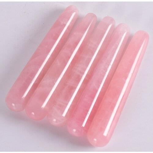 Natural powder crystal massage stick Jade ribbing ribs facial facial massage sticks Shu Jing rod point rod