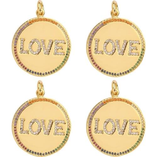 Necklace Braclete For women Mixed color zircon Charm Pendant Diy Woman Handmade Accessories for Earrings Jewelry Findings Making