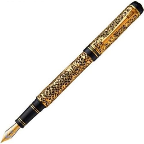 HERO 3000 18K Gold Noble Fountain Pen Limited Edition Chinese Classic Gold-silk Butterfly Pattern Collection Gift Pen Supplies