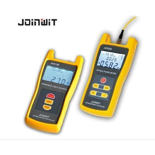 Handheld High precision Optical Power Meter JW3208C + Light Red Source JW3109 Combination Tool Tester Kit
