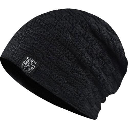 Men Winter Warm Hat For Women Unisex Adult Outdoor Wool Knitted Beanies Skullies New Casual Cap Cotton Hats