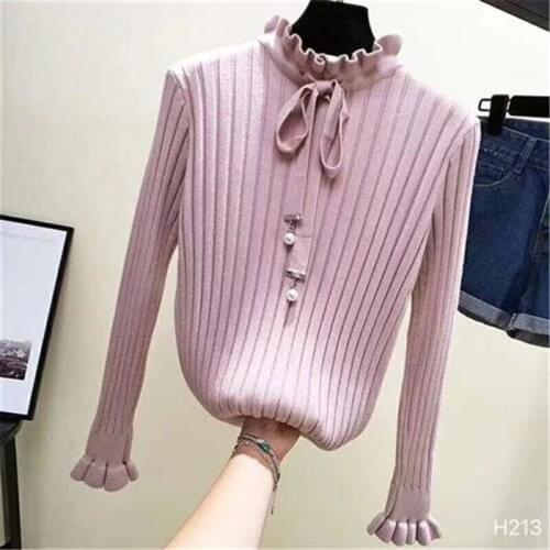 2021 new fashion Slim Knitted Sweater Female Long Sleeve Autumn Sweater Womens Pullovers Sweaters Winter Sweater Women