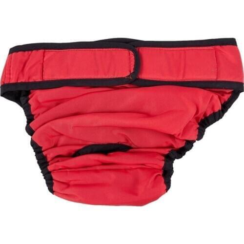 Dog panties Dog pants dog diaper hygiene pants, Size XL Red