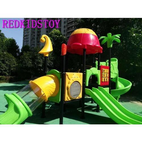 TUV Certificated Exported to U.S.A Multi-function Outdoor Playground With Rope Tunnel HZ-8929