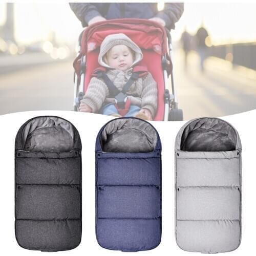 Winter Baby Toddler Universal Footmuff Cosy Toes Apron Liner Stroller Sleeping Bags Windproof Warm Thick Cotton Pad