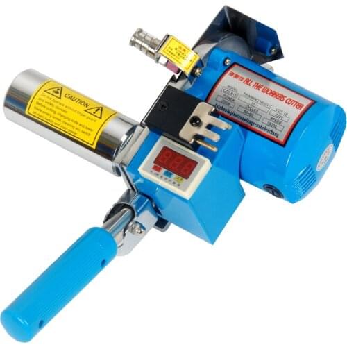 LCD Counting Cloth Cutting Machine Electric Scissors Manual Roll Table Fabric Cloth End Cutter Tracker Rail Counting Device