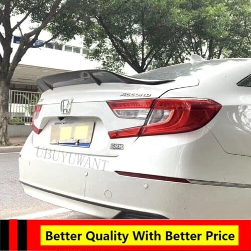 Fit For Honda Accord Ten Generations 2018+ ABS / Carbon Fiber Exterior Rear Spoiler Tail Trunk Boot Wing Decoration Car Styling