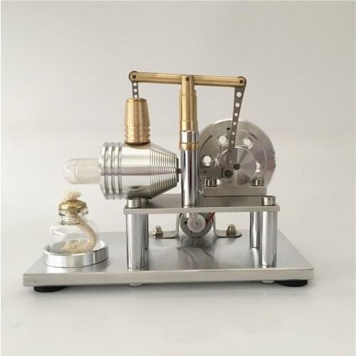 External combustion Stirling engine balance Steam engine model Physics experiment Generator