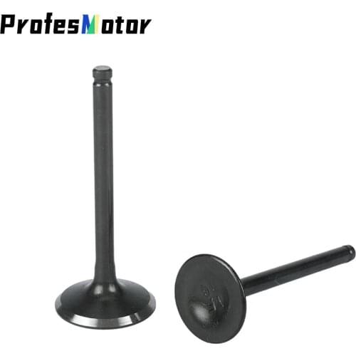 Motorcycle Intake exhaust valves 1 Pair Bore 52.4mm For lifan 125cc Horizontal Engines Dirt Pit Bike Monkey Bike Atv Quad kart