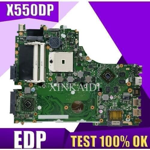 XinKaidi X550DP Motherboard EDP REV:2.0 For ASUS X750DP K550DP K550D Laptop motherboard X750DP Mainboard X550DP Motherboard