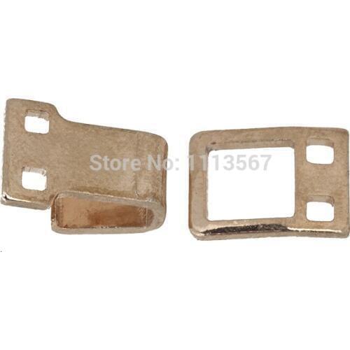 100Set Craft Gold Tone Hook & Eyes Clasp Waist Extender Sewing On Garment NK59