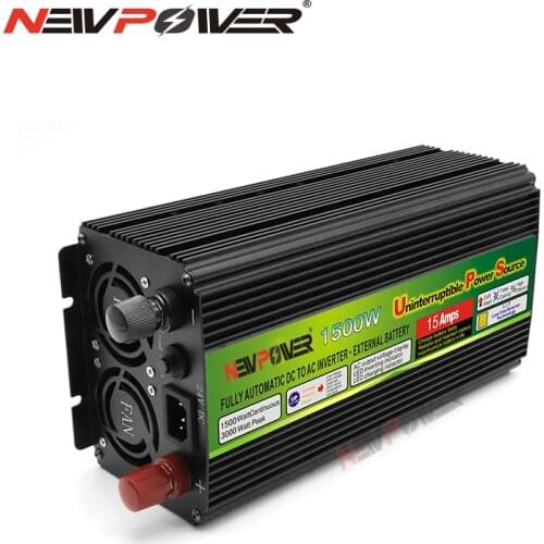 1200W Modified Sine Wave Charging Inverter DC 12V/24V to AC 220V 110V Voltage outdoor Transfer Converter Inverter Adapter