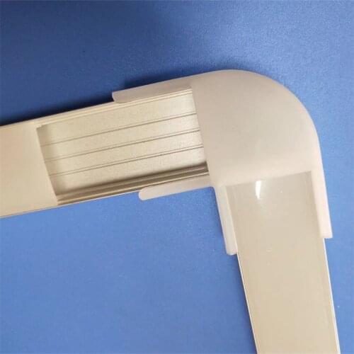 2.5M/PCS 100M/LOT LED Aluminum Channel with Covers, End Caps, and Mounting Clips, for LED Flex/Hard Strip Light Installations