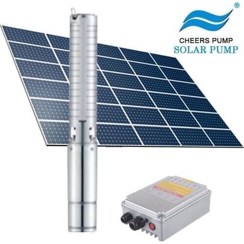 48v 0.75 hp 550w NSK bearing power surface solar water pump with mppt controller
