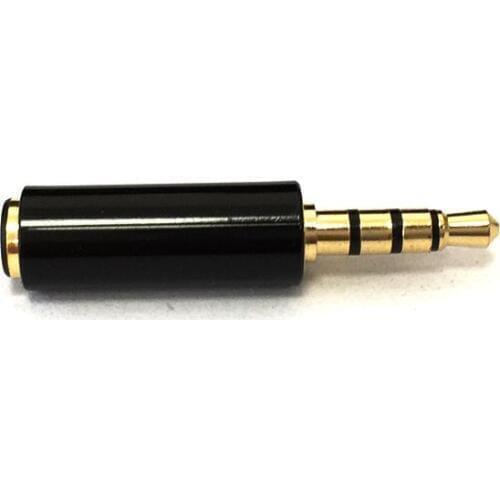 2pcs 3.5mm male to female audio headset adapter 37.5mm long for cell phone