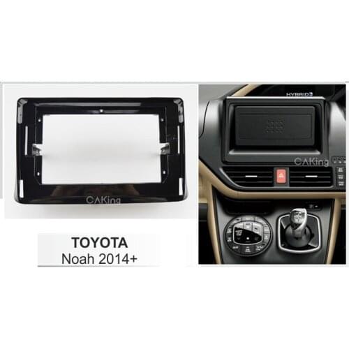 10.1 inch Car Fascia Radio Panel for 2014-2017 TOYOTA NOAH, ESQUIRE, VOXY Facia Dash Kit Install Adapter Bezel Console Plate