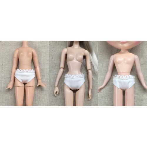 Free shipping 2Pcs Doll Panties for Blyth Momoko Obsitu 1/6 Doll Clothes Accessories toys girl play house