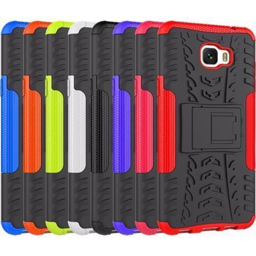 Case For Samsung Galaxy A8/ A8 Plus 2018 Cover ShockProof Armor TPU +PC Phone Stand Case For Samsung Galaxy C7 Pro / C9 Pro Case