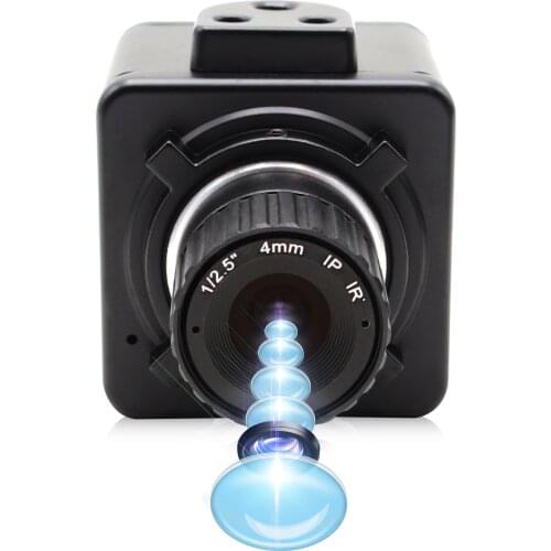 CS Mount Manual Fixed Focus Star Light Low illumination 2MP 1080P SONY IMX322 Webcam UVC Plug Play USB Camera with Case