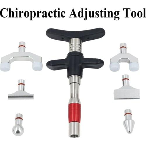 Chiropractic Adjustment Tool, Spine Activator 6 Levels Chiropractic Adjusting Gun chiropractic activator gun Manual Massage Gun