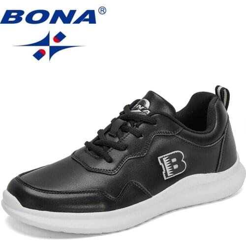 BONA 2021 New Designers Casual Shoes Fashion Sneakers Man Trend Flats Shoes Men Brand Flat Loafers Shoes Zapatillas Mansculino