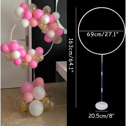 Circle Balloon Arch Frame Balloons Stand Holder Kit Wedding decorations Baloon Birthday Party Baby Shower Ballon Decor