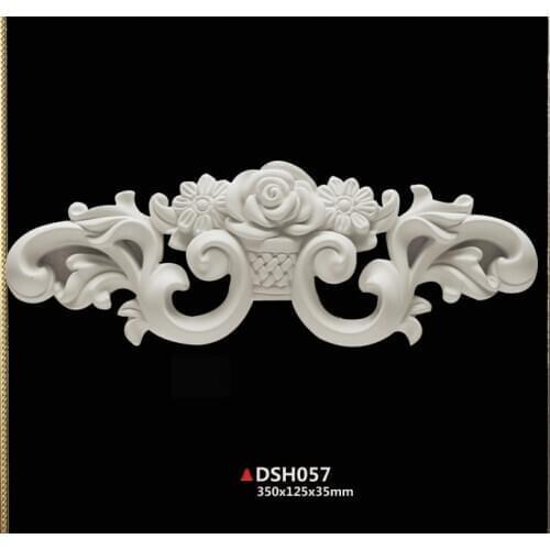 PU polyurethane fireplace part decoration European style ceiling decor doorframe portal decorating components