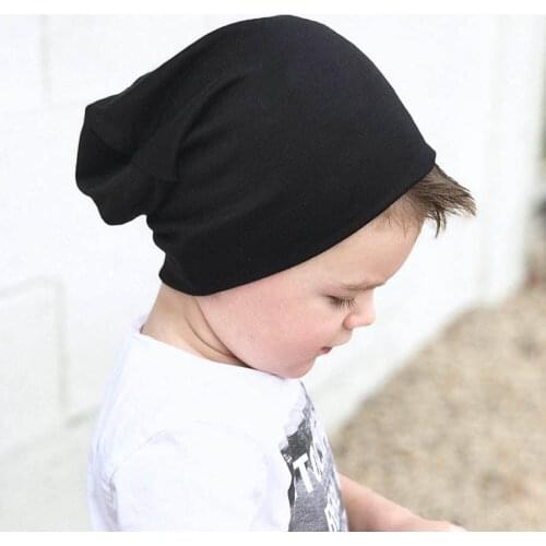 Kids Solid Beanies Toddler Infant Cotton Soft Hip Hop Hat Cap Beanie Children Keep Wam Hats Baby Boy Girl Cool Head Accesorries