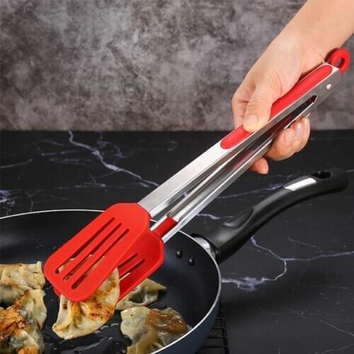 Stainless Steel Food Tongs Japanese Style Barbecue Clamp Kitchen Serving Tong for Fried Fish Steak Accesorios de cocina BBQ tool