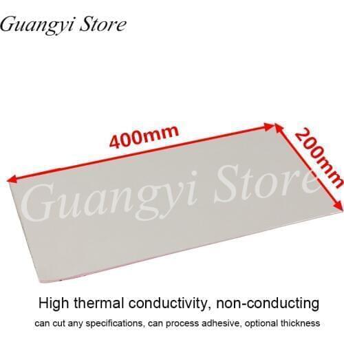 CPU High Thermal Conductivity Silicone Gasket LED Heat Dissipation Silicone Film Silicone Rubber Cloth Soft Self-adhesive