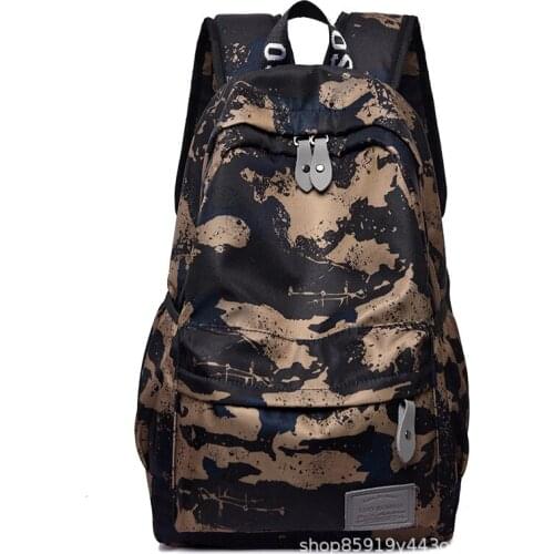 Shoulder bag new student bag male fashion trend junior high school student bag college wind backpack laptop computer men bookbag
