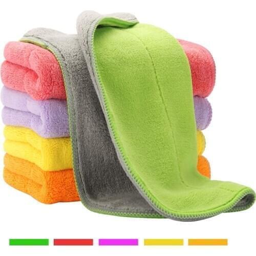 2pcs Extra Thick Microfiber Cleaning Cloths, Super Absorbent Dust Cloths Buffing Cloths, Lint Free Streak for Tackling Cleaning