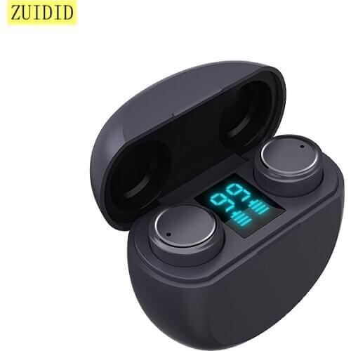 T18 New TWS Bluetooth 5.1 Earphones 9D Stereo Sports Waterproof Earbuds Headsets With Microphone For All Smart Phone
