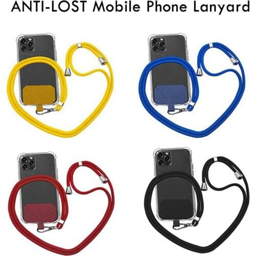 Universal Phone Lanyard Adjustable Detachable Neck Cord Lanyard Strap for Mobile Phone Accessories Safety Tether Anti-lost Rope