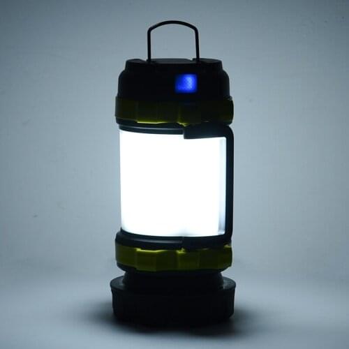 New Arrival 1pc Outdoor Camping Hand Lamp Rechargeable Power Bank LED Lantern Tent Lights for Portable Lightings