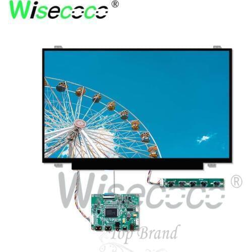 Wisecoco 14 inch screen 1920*1080 FHD TFT LCD antiglare display for laptop tablet pc LCD learning machine with HDMI driver board