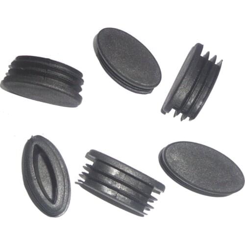 4pcs Oval Plastic plug pipe Blanking End Cap Non-slip Table Foot Dust Cover chair leg Socks Floor Protector Pad furniture parts
