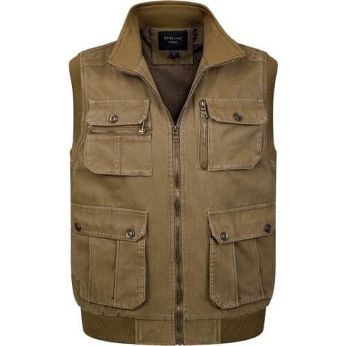 Multi Pocket Thin Baggy Vest For Men Spring Autumn Male Casual Photographer Gilet Sleeveless Jacket Summer Mens Travel Waistcoat