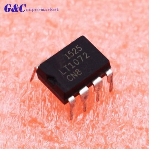 1/5PCS LT1072CN8 LT1072CN 1.25A High Efficiency Switching Regulator DIP-8 diy electronics