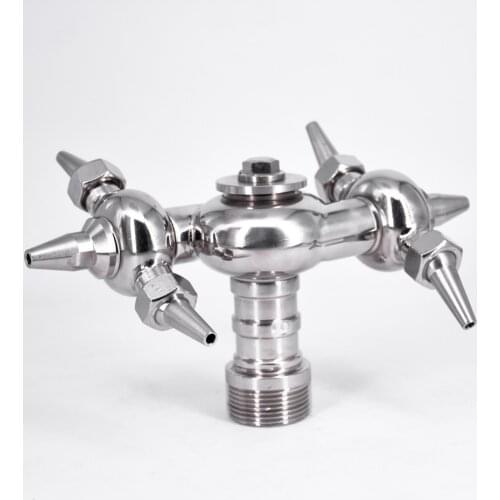 1" BSP Male Universal 360 Degree Rotary Cleaning Spray Ball Canister For CIP Tank Homebrew Beer Moonshine