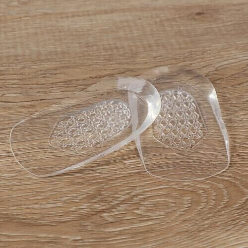 1pair Heel Insoles Shoes Massage Cushion Silicone Gel Inserts Pads Massager