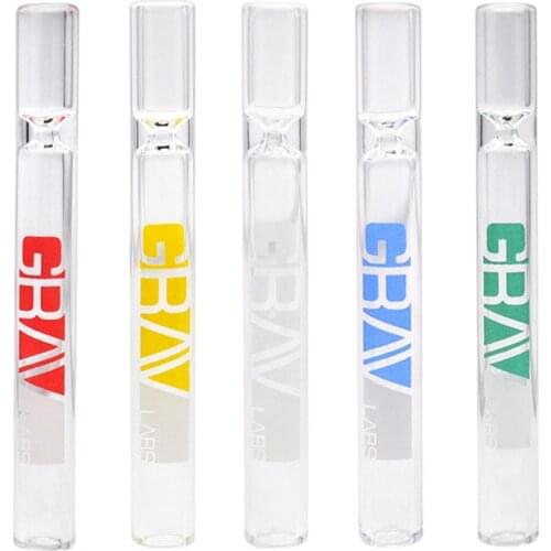 1pc Reusable Glass Tobacco Pipe Rolling Paper Cigarette Filter Tips Smoke Rolling Paper Mouthtip Mouth Tip for Men Gift 105*7mm