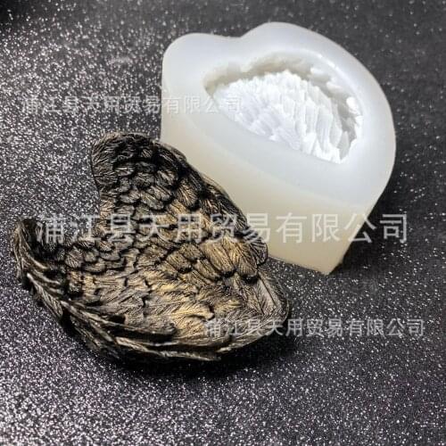 9.5*7.5*3.5CM DIY Sugar Craft Cake Vintage Petal Feather Cake Silicone Mold Fondant Mold Cake Decorating Tools Gum Paste Mold