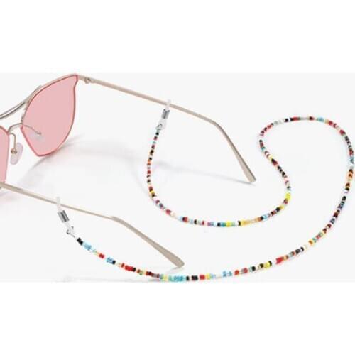 1Pcs Colorful Acrylic Beads Chain Sunglasses Chains Women Reading Glasses Cord Holder Neck Strap Rope for Eyewear Accessories