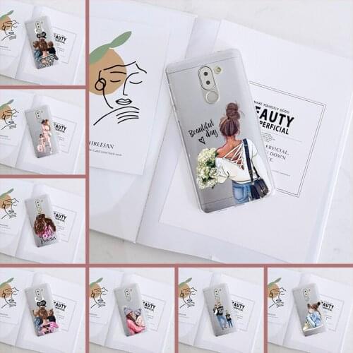 TPU Phone Case For Huawei Honor 6 5A 4X 5X 6X Soft Silicone Baby Women Mom Girl Back Cover For Huawei Honor 6A 4C 5C 6C Pro Case