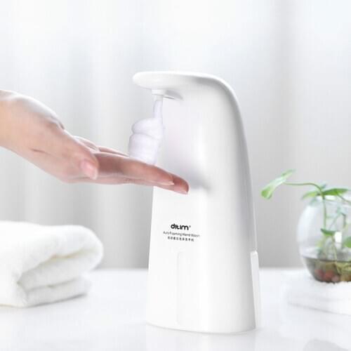250ml Waterproof Foam Liquid Dispenser Automatic Soap Dispenser Sensor Touchless Hand Washer Soap Dispenser Pump